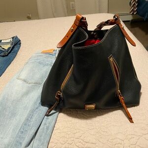 Dooney Burke pebble hobo bag